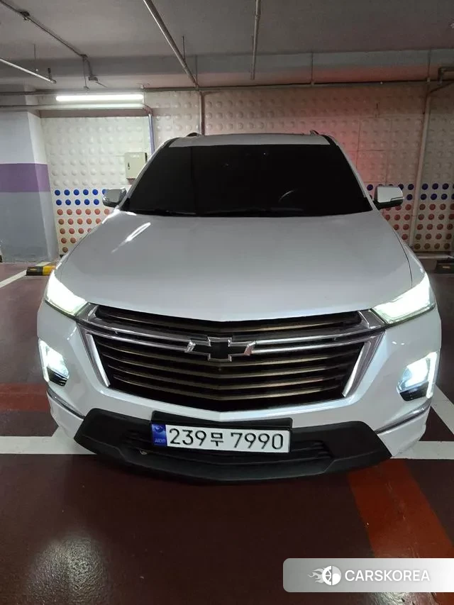 Chevrolet (GM Daewoo) Traverse 2023 Белый из Кореи, фото 3