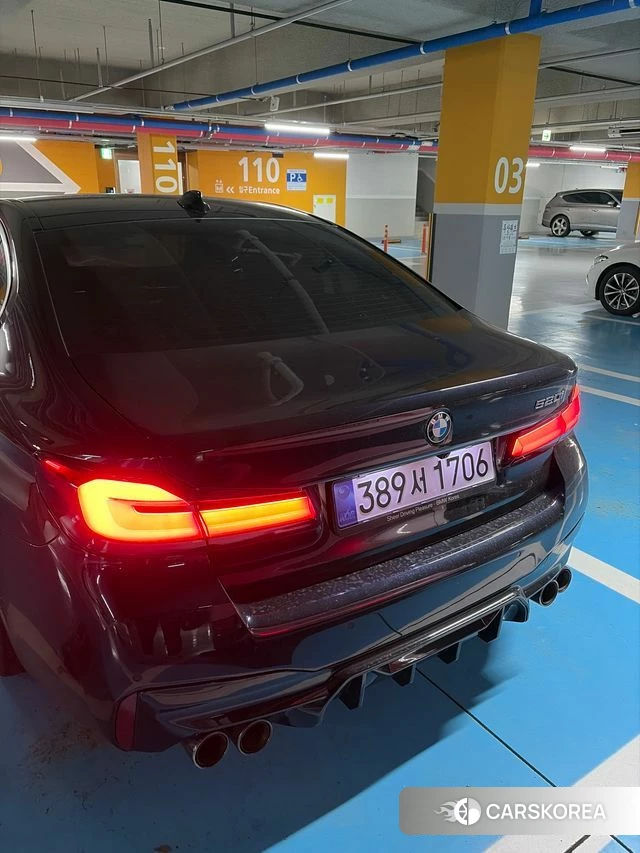 BMW 5 Series (G30) 2021 Черный из Кореи, фото 3