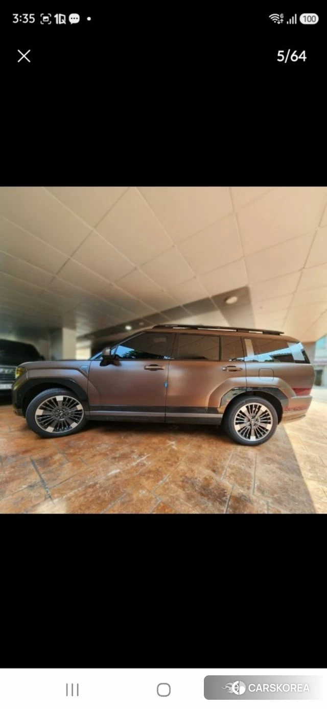 Hyundai Santa Fe (MX5) 2023 Коричневый из Кореи, фото 3