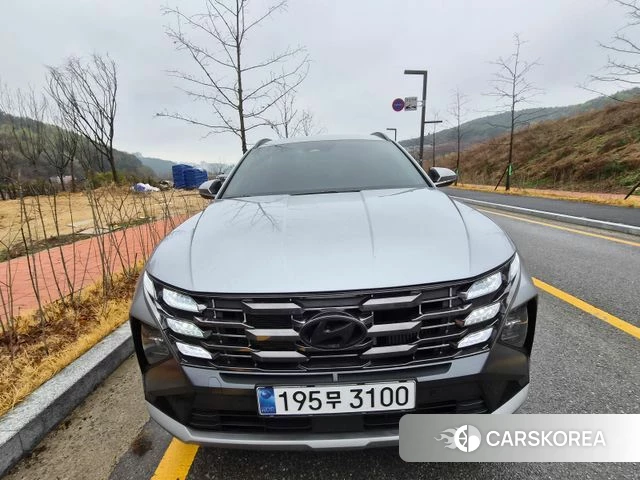 Hyundai The New Tucson (NX4) 2025 Серебристо-серый из Кореи, фото 3