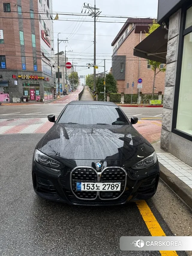 BMW 4 Series (G22) 2021 Черный из Кореи, фото 3