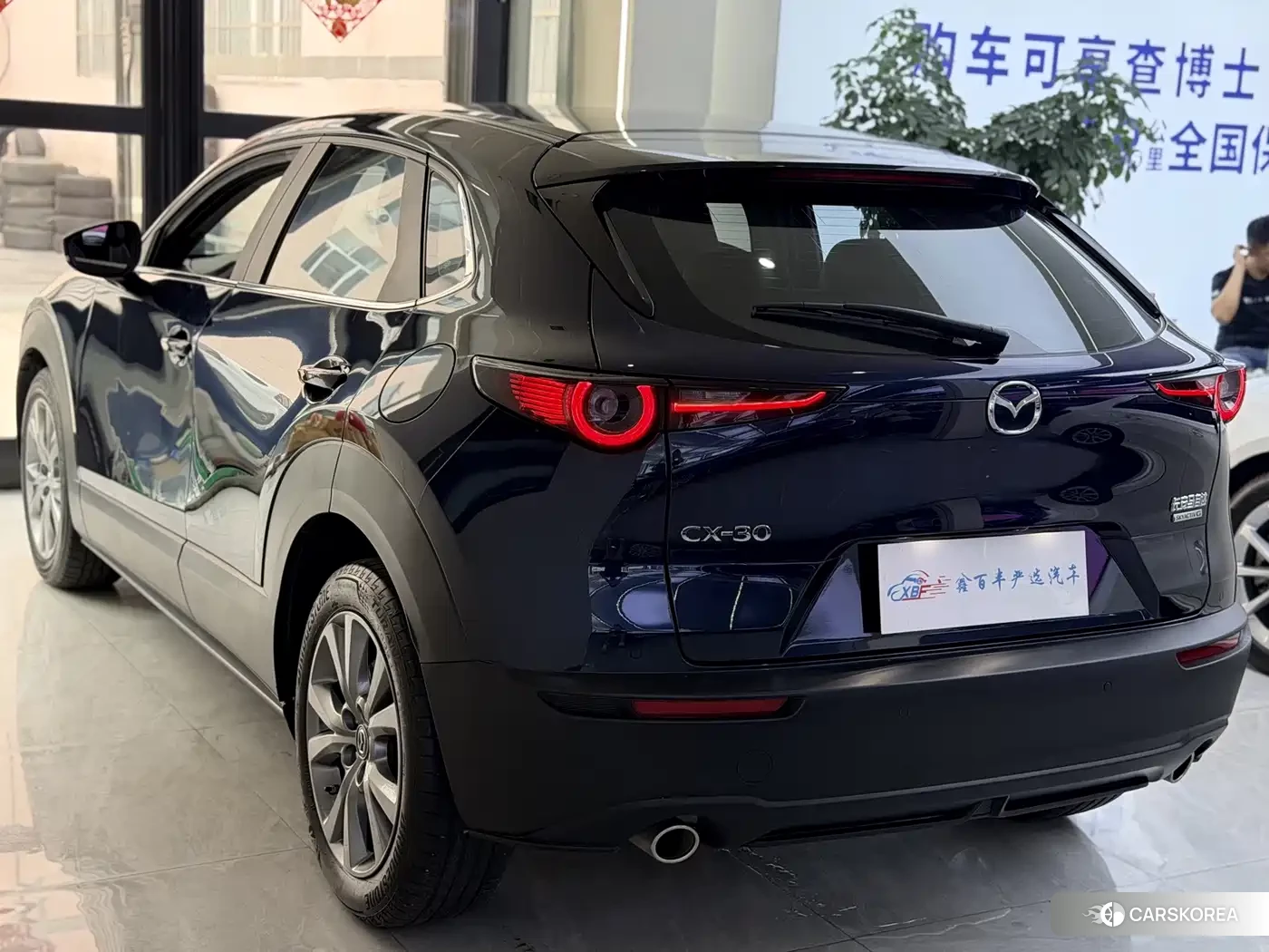 Mazda CX-30 2021 Синий из Китая, фото 4