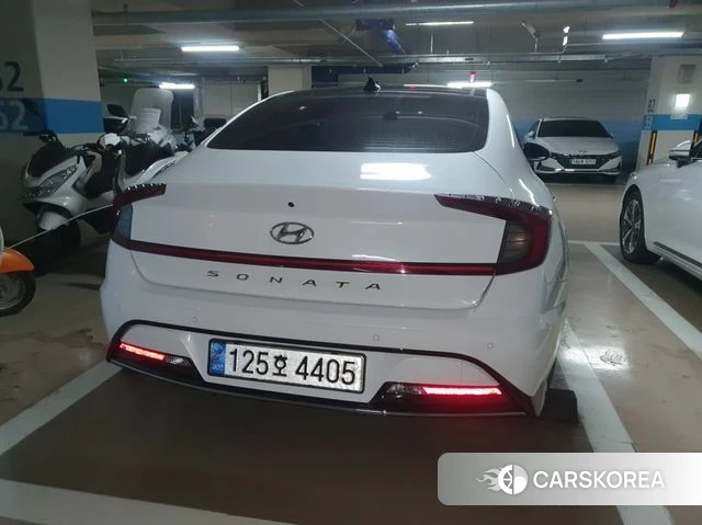 Hyundai Sonata (DN8) 2022 Белый из Кореи, фото 3
