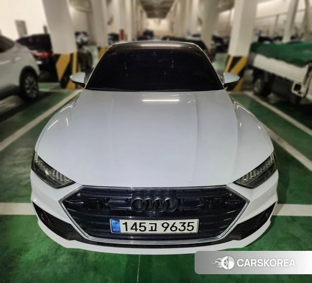 Audi A7 (4K) 2021 Белый из Кореи, фото 3