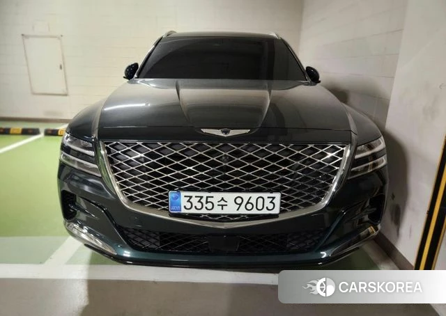 Genesis GV80 2021 Светло-зеленый из Кореи, фото 3