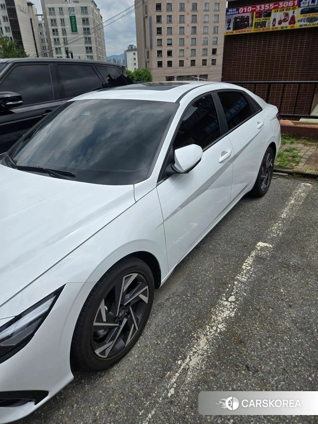 Hyundai The New Avante Hybrid (CN7) 2025 Белый из Кореи, фото 3