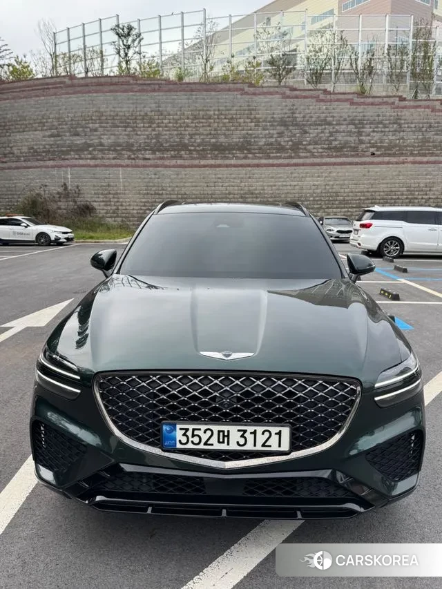 Genesis GV70 2021 Темно-зеленый из Кореи, фото 6