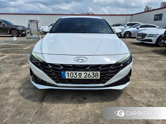 Hyundai Avante (CN7) 2021 Белый из Кореи, фото 3