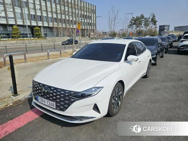 Hyundai The New Grandeur IG Hybrid 2022 Белый из Кореи, фото 4