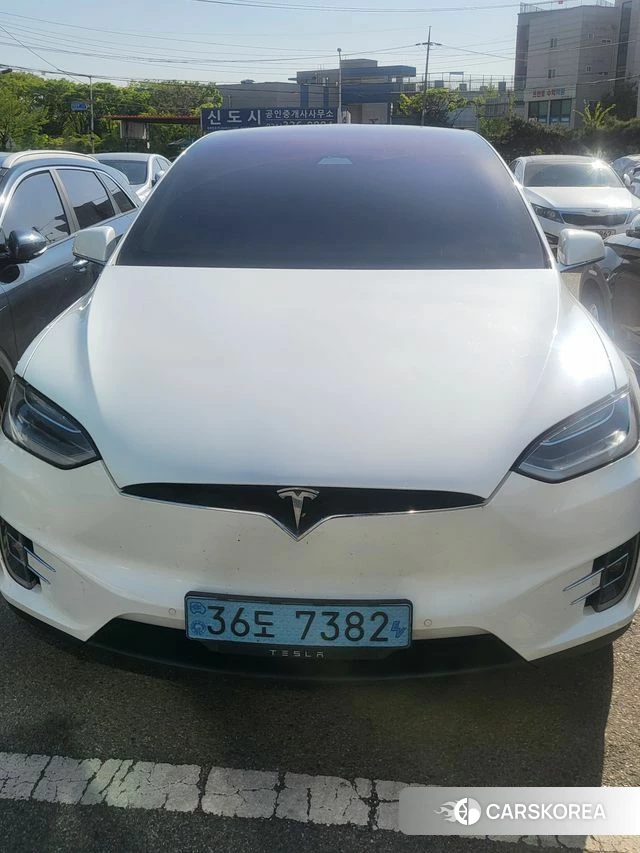 Tesla Model X 2019 Белый из Кореи, фото 3