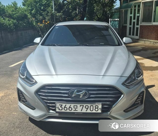 Hyundai Sonata New Rise 2018 Серебристо-серый из Кореи, фото 3
