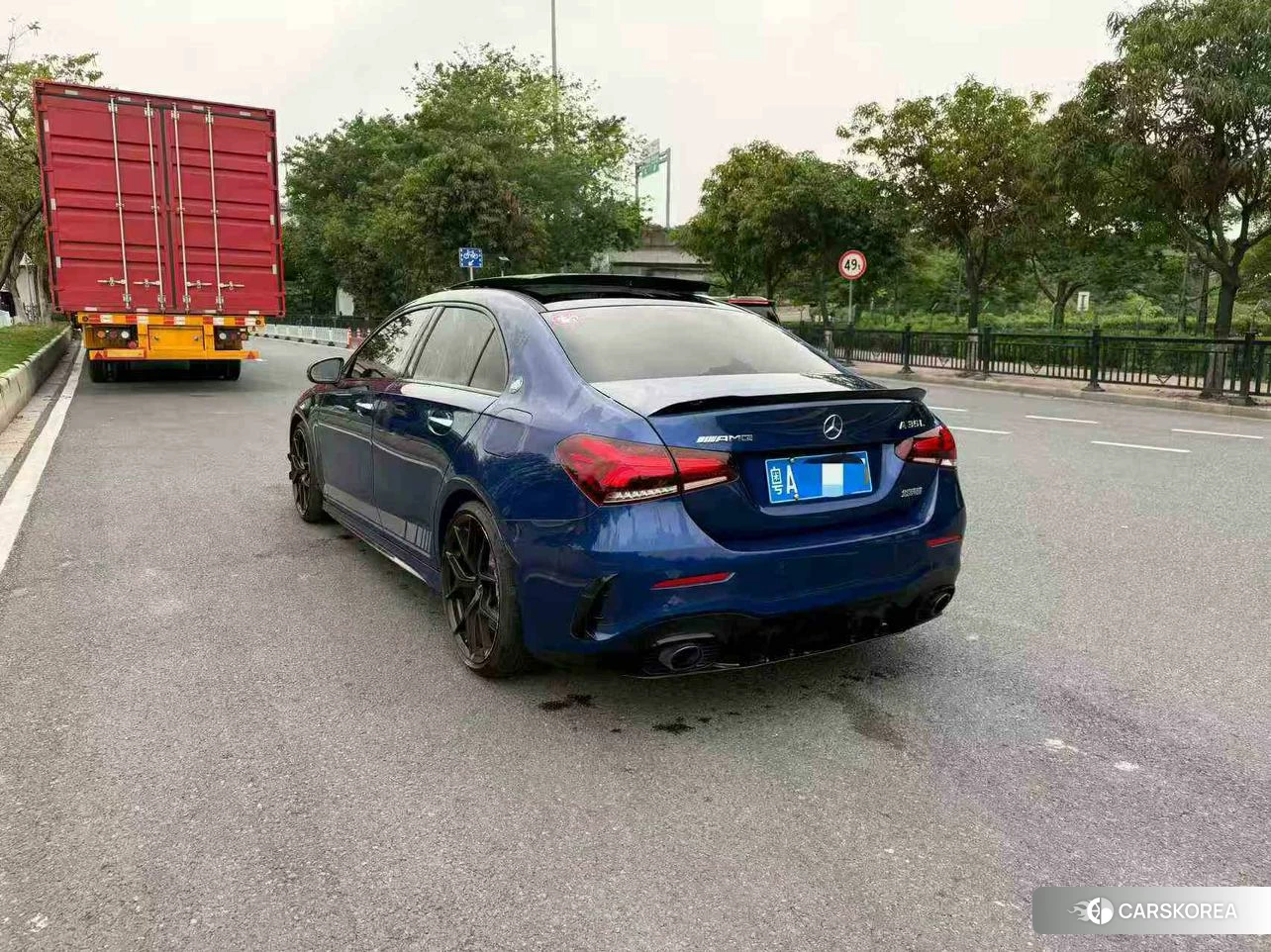 Mercedes-Benz Class A AMG 2020 Синий из Китая, фото 3