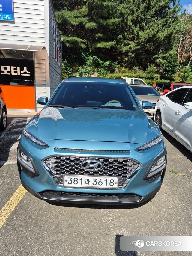 Hyundai Kona Hybrid 2019 Синий нефрит из Кореи, фото 6