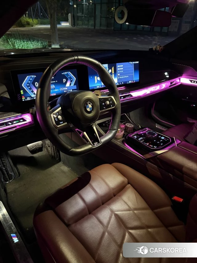 BMW 7 Series (G70) 2023 Синий из Кореи, фото 3