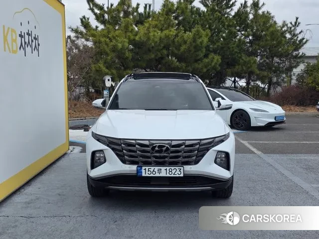 Hyundai Tucson Hybrid (NX4) 2023 Белый из Кореи, фото 6