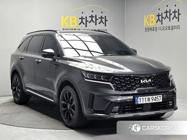 Kia The New Sorento 4th Generation 2021 Серый из Кореи, фото 6