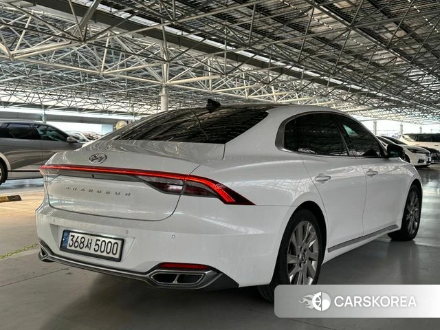 Hyundai The New Grandeur IG Hybrid 2021 Белый из Кореи, фото 3