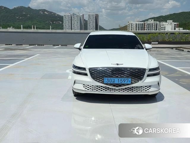 Genesis Electrified G80 (RG3) 2021 Белый из Кореи, фото 3