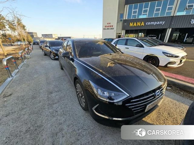 Hyundai Sonata Hybrid (DN8) 2022 Черный из Кореи, фото 4