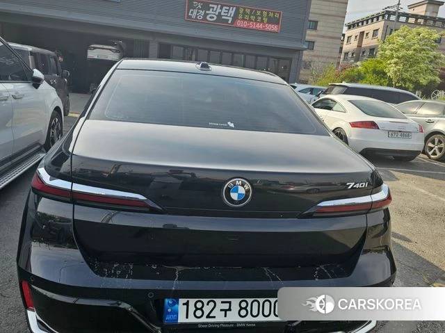 BMW 7 Series (G70) 2023 Черный из Кореи, фото 3