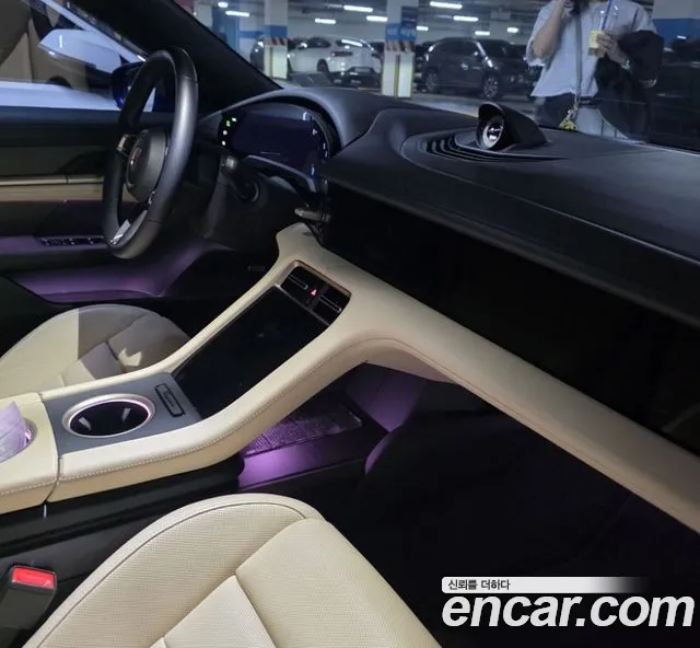 Porsche Taycan 2021 Синий из Кореи, фото 3