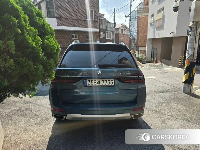 BMW X7 (G07) 2023 Небесно-голубой из Кореи, фото 3