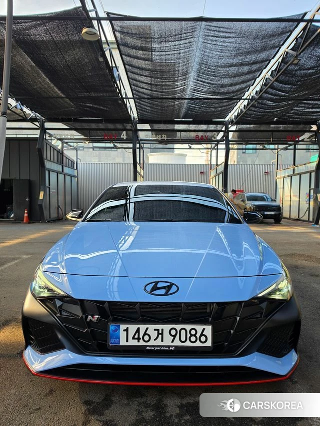 Hyundai Avante (CN7) 2021 Синий из Кореи, фото 4