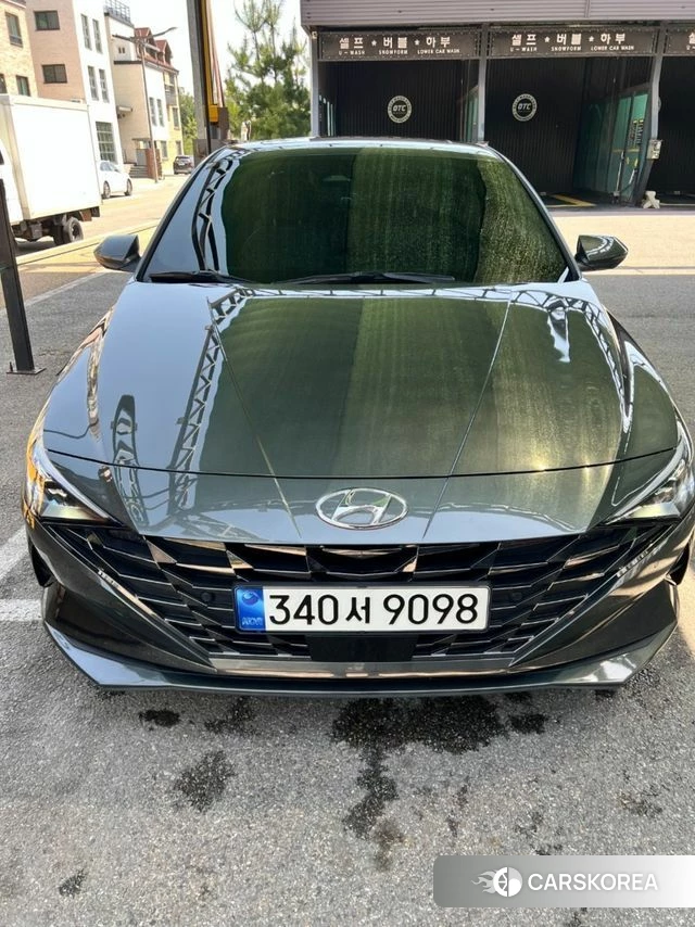Hyundai Avante (CN7) 2021 Серый из Кореи, фото 3