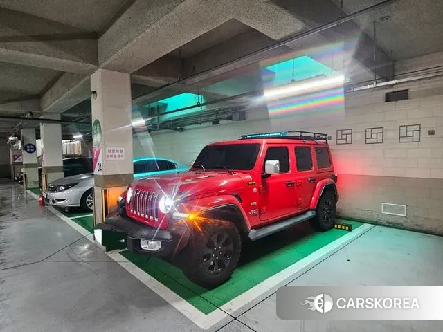 Jeep Wrangler (JL) 2021 Красный из Кореи, фото 3