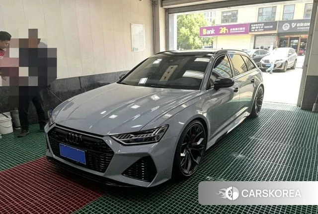 Audi RS 6 2023 Серебристо-серый из Китая, фото 3