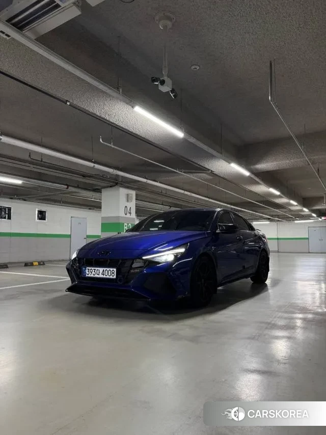 Hyundai Avante (CN7) 2023 Синий из Кореи, фото 6