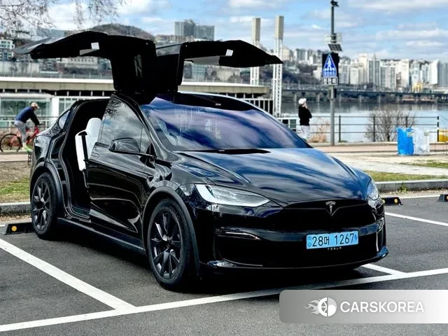 Tesla Model X 2024 Черный из Кореи, фото 3