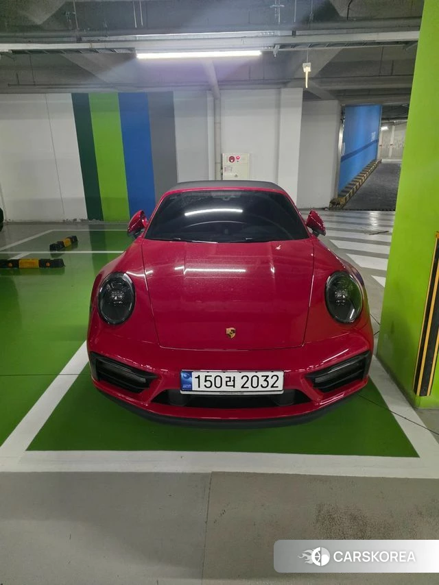 Porsche 911(992) 2023 Красный из Кореи, фото 3