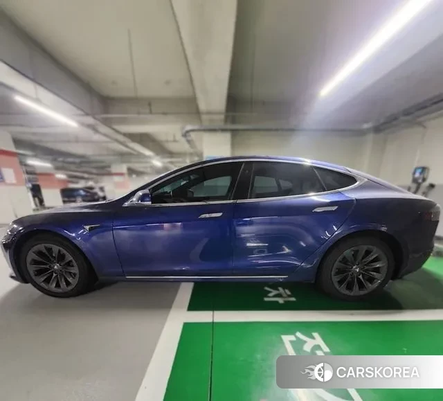 Tesla Model S 2020 Синий из Кореи, фото 6