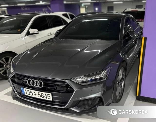 Audi A7 (4K) 2021 Серый из Кореи, фото 3