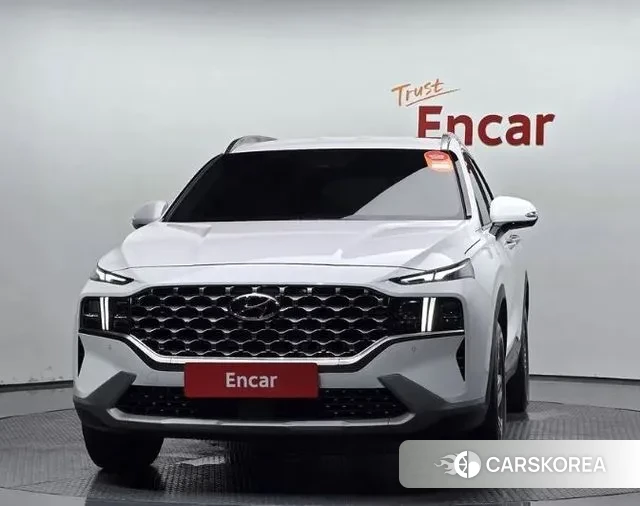 Hyundai The New Santa Fe 2023 Белый из Кореи, фото 3