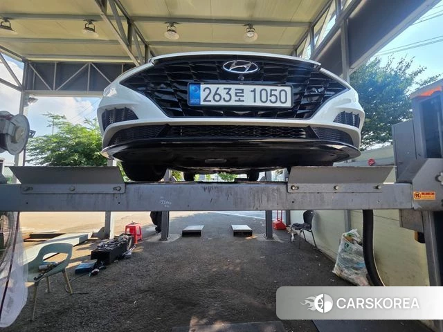 Hyundai Sonata (DN8) 2021 Белый из Кореи, фото 3