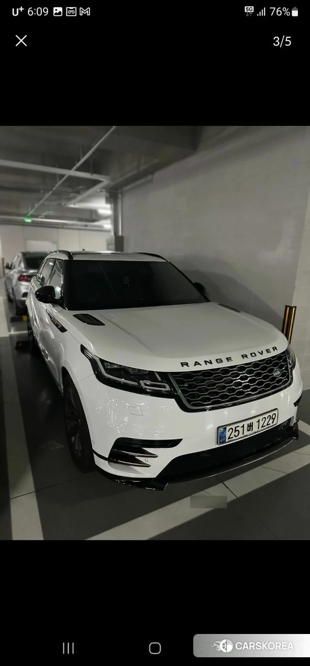 Land Rover Range Rover Velar 2020 Белый двухцветный из Кореи, фото 3