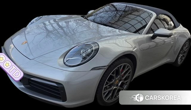 Porsche 911(992) 2024 Серебристо-серый из Кореи, фото 4