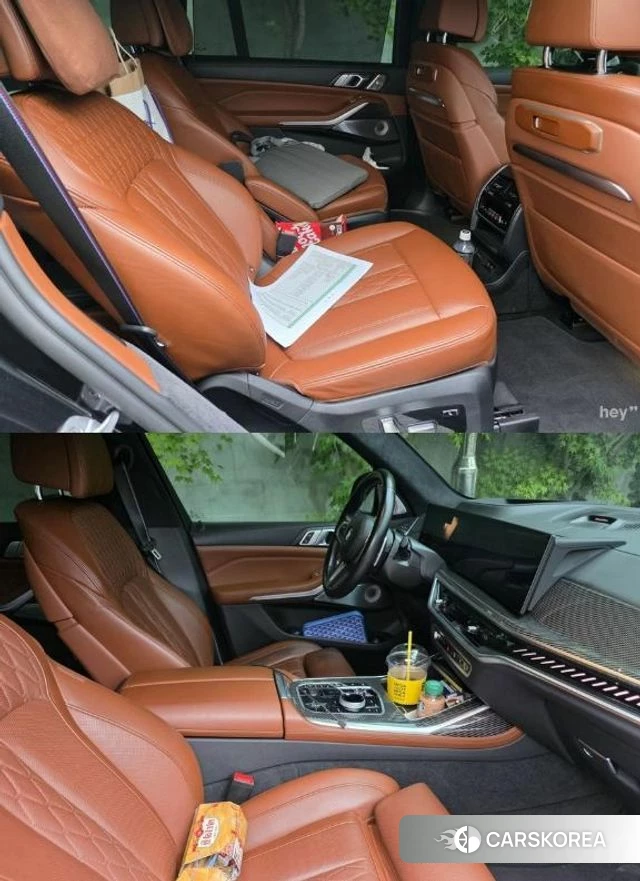 BMW X7 (G07) 2023 Черный из Кореи, фото 3