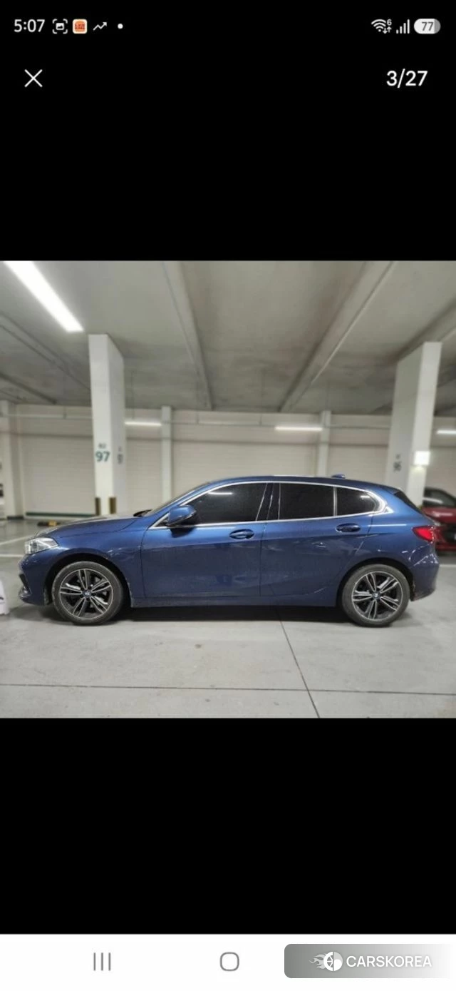 BMW 1 Series (F40) 2021 Синий из Кореи, фото 3