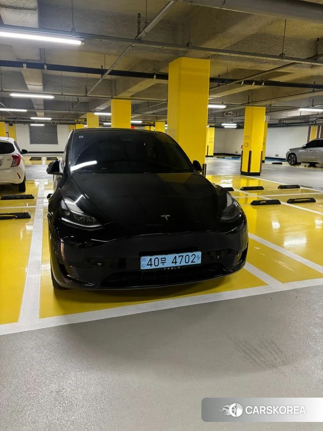Tesla Model Y 2024 Черный из Кореи, фото 3