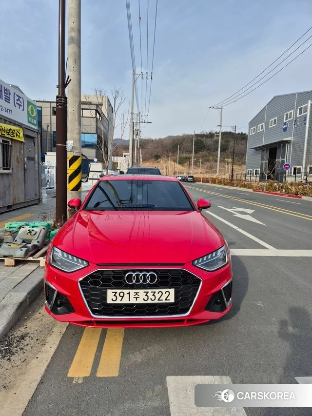 Audi A4 (B9) 2023 Красный из Кореи, фото 3