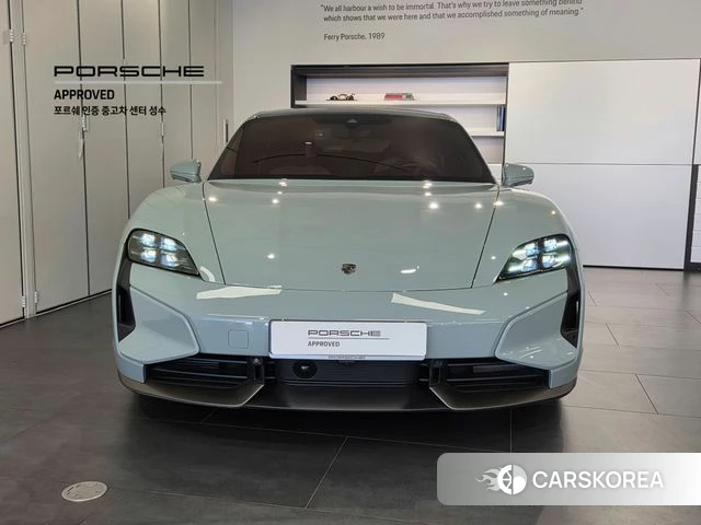 Porsche Taycan 2025 Небесно-голубой из Кореи, фото 5