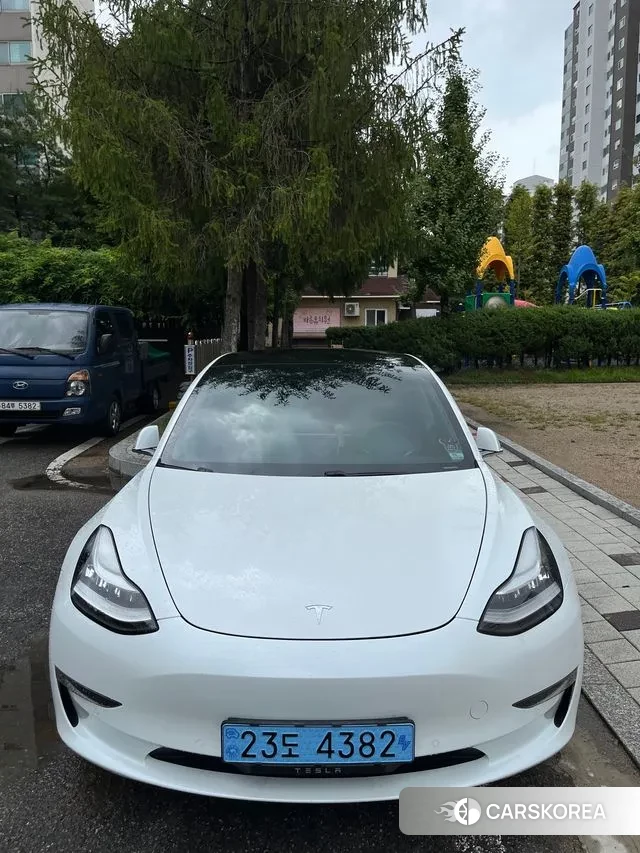 Tesla Model 3 2020 Белый из Кореи, фото 6