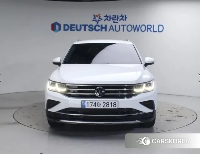 Volkswagen Tiguan second Generation 2022 Белый из Кореи, фото 3