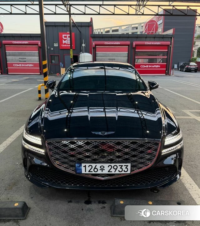 Genesis G80 (RG3) 2024 Черный из Кореи, фото 3