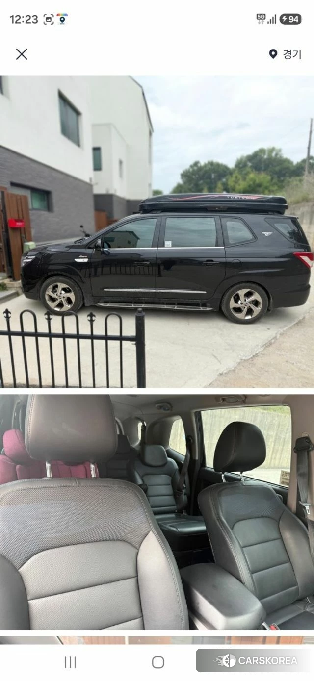 Ssangyong Korando Turismo 2018 Черный из Кореи, фото 3