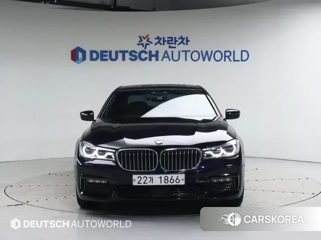 BMW 7 Series (G11) 2018 Синий из Кореи, фото 5