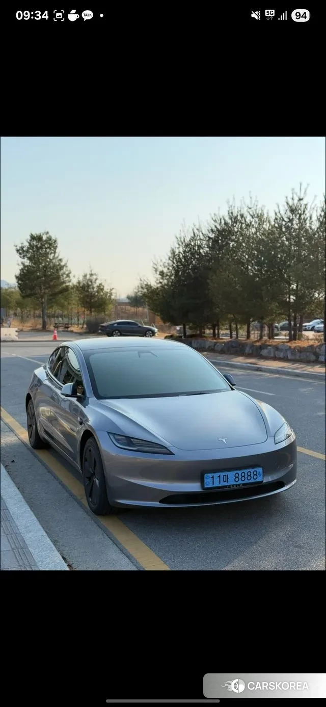 Tesla Model 3 2025 Серебристо-серый из Кореи, фото 3